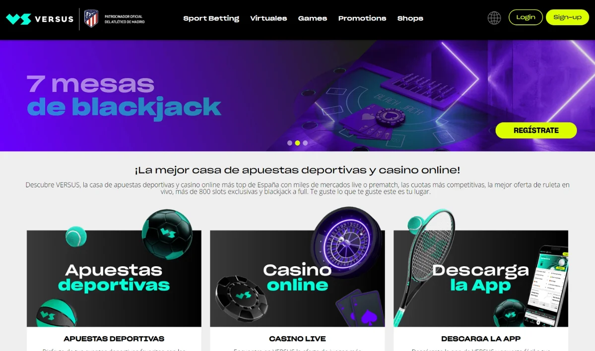 Versus apuestas y casino