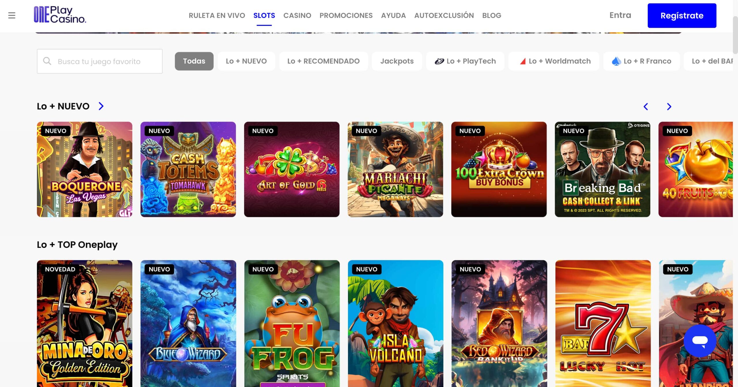oneplay casino slots